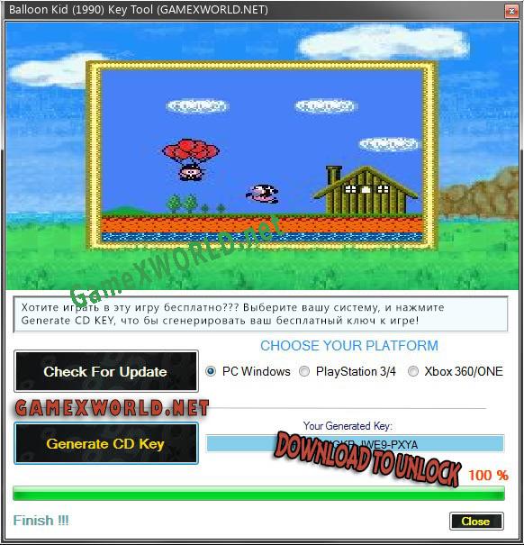 Balloon Kid (1990) CD Key генератор