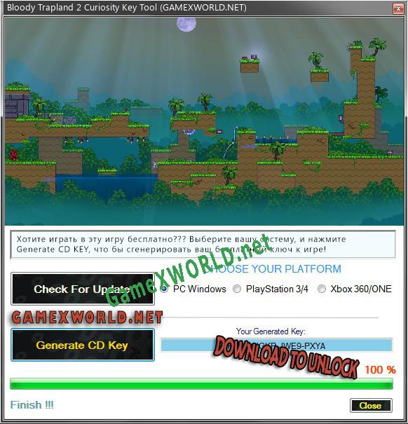 Bloody Trapland 2 Curiosity ключ бесплатно