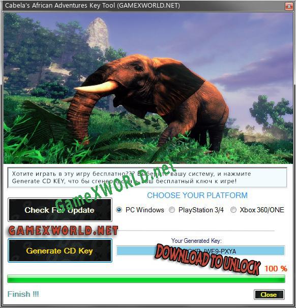 Cabela’s African Adventures Game CD Key Generator