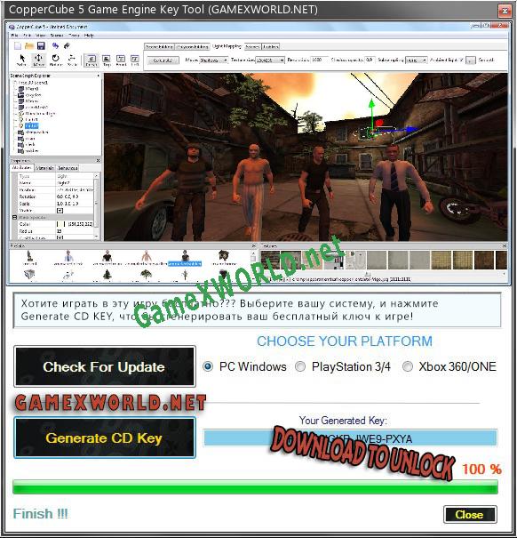CopperCube 5 Game Engine генератор ключей
