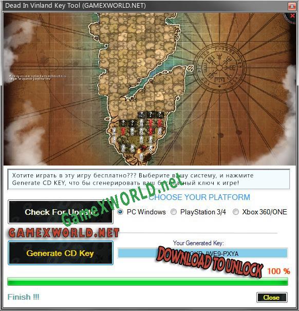 Dead In Vinland ключ бесплатно
