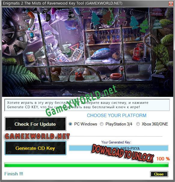 Enigmatis 2 The Mists of Ravenwood CD Key генератор