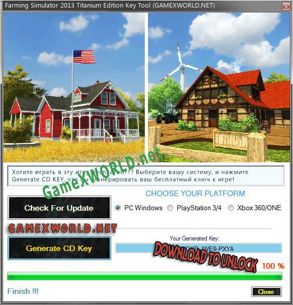 Farming Simulator 2013 Titanium Edition CD Key генератор
