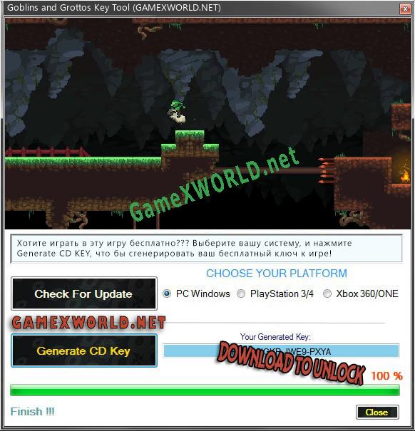 Goblins and Grottos CD Key генератор