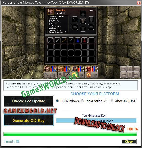 Heroes of the Monkey Tavern CD Key генератор
