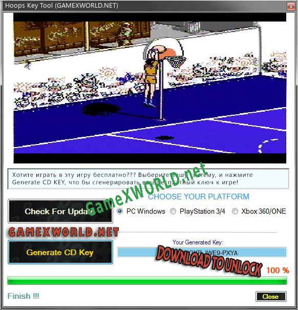 Ключ активации для Hoops