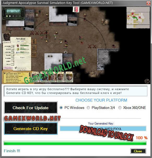 Ключ активации для Judgment Apocalypse Survival Simulation