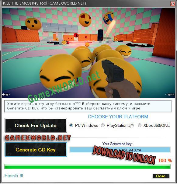 KILL THE EMOJI CD Key генератор