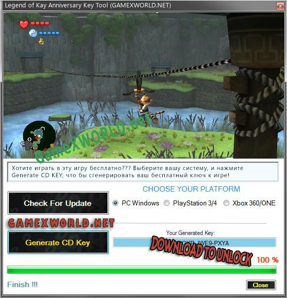 Legend of Kay Anniversary ключ активации
