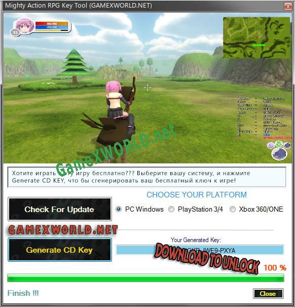 Mighty Action RPG ключ бесплатно