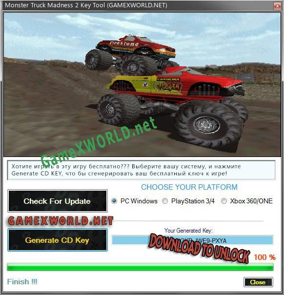 Monster Truck Madness 2 CD Key генератор