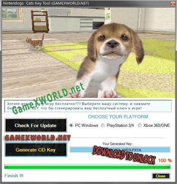 Nintendogs  Cats ключ бесплатно
