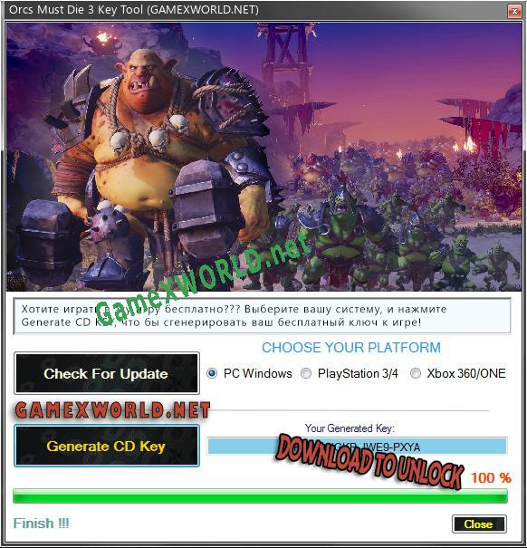 Orcs Must Die 3 ключ бесплатно