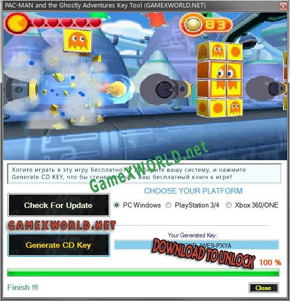 PAC-MAN and the Ghostly Adventures CD Key генератор