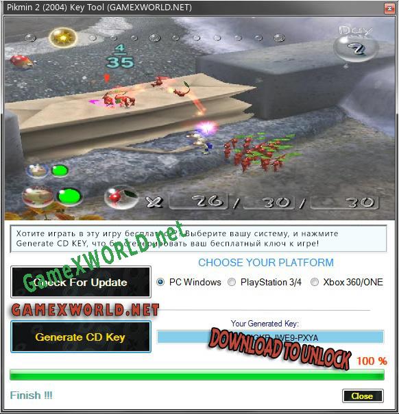 Бесплатный ключ для Pikmin 2 (2004)