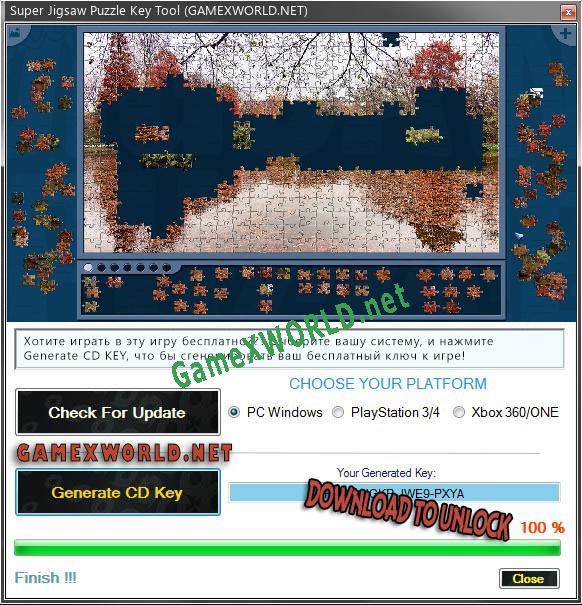 Super Jigsaw Puzzle CD Key генератор