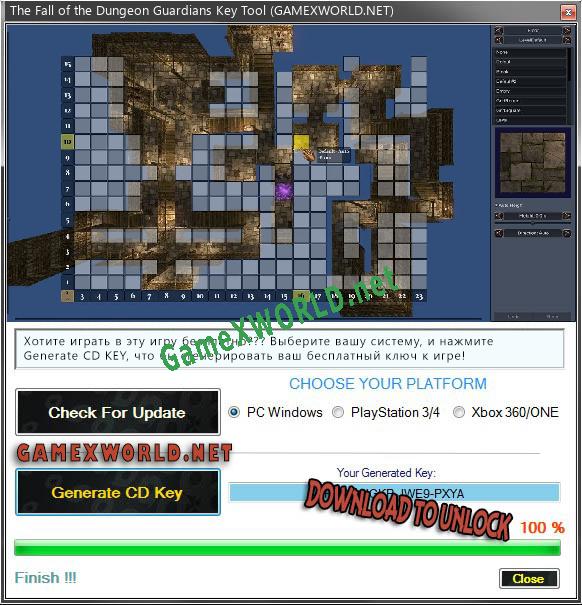 The Fall of the Dungeon Guardians ключ активации