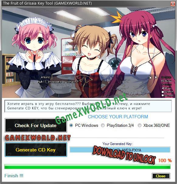 Ключ активации для The Fruit of Grisaia