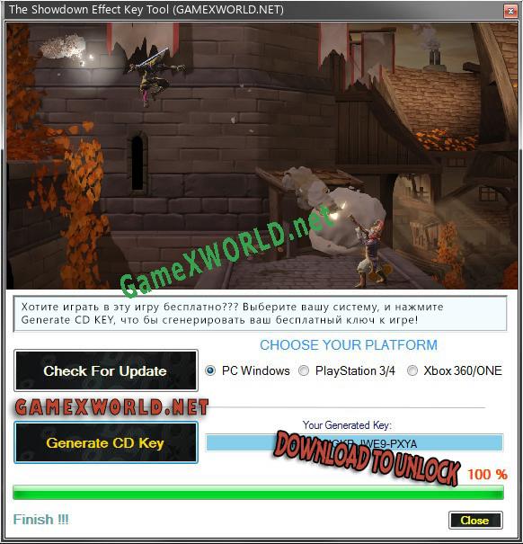 The Showdown Effect ключ активации