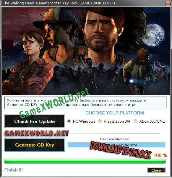 The Walking Dead A New Frontier CD Key генератор