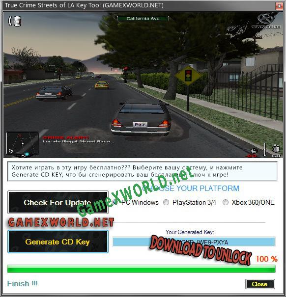 True Crime Streets of LA ключ бесплатно