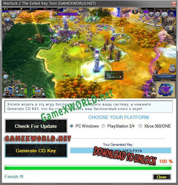 Warlock 2 The Exiled ключ активации