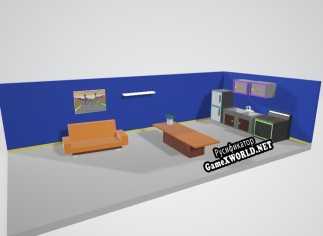 Русификатор для 3d Model How Noobs Get By Living room asset