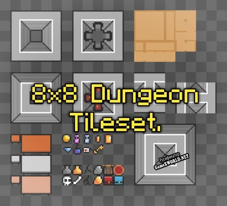 Русификатор для 8x8 Dungeon Tileset by FuminoStudios