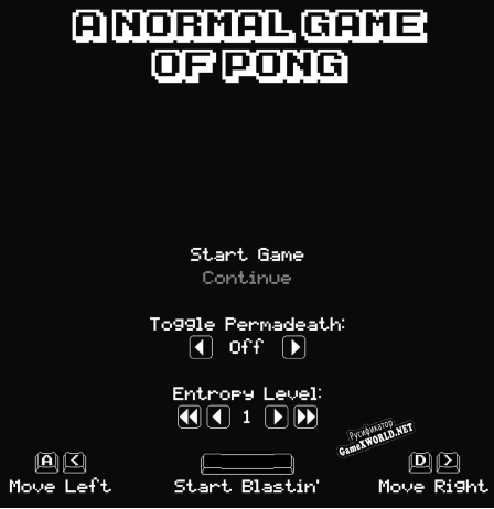 Русификатор для A Normal Pong Game