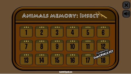 Русификатор для Animals Memory Insect