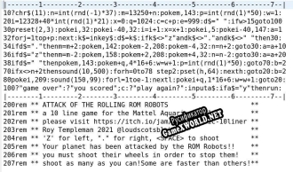 Русификатор для Attack of the Rolling ROM Robots