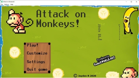 Русификатор для Attack on monkeys