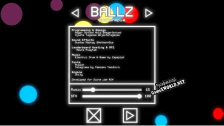 Русификатор для Ballz (itch) (REAL FAST, skovtrolden)