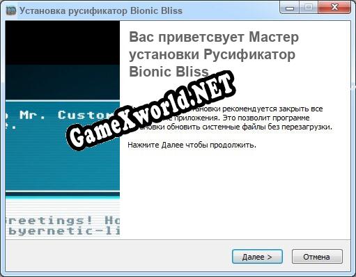 Bionic Bliss полный перевод игры