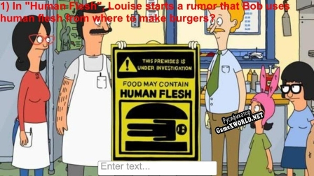 Русификатор для Bobs Burgers Trivia Game