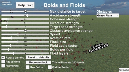Русификатор для Boids and Floids