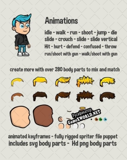 Русификатор для Boy character mega pack