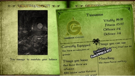 Русификатор для Catacombs of the Undercity