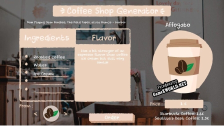 Русификатор для Coffee Shop Generator