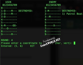 Русификатор для Command Line Battleship
