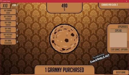 Русификатор для Cookie Clicker (itch) (Cameron G)