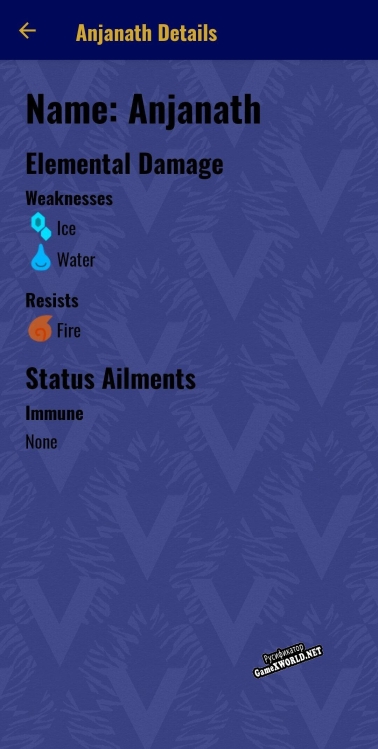 Русификатор для Elemental Weakness Checker for Monster Hunter Rise