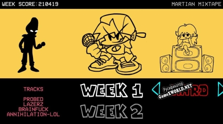 Русификатор для FNF Martian Mixtape Full Week