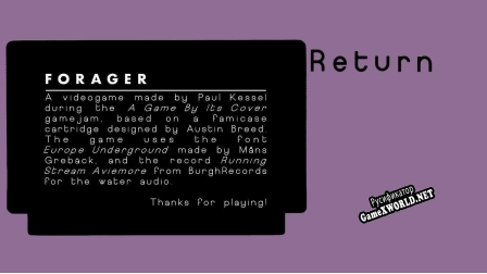 Русификатор для Forager (itch) (Paul Kessel)