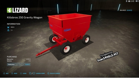Русификатор для FS22 Killsbros Gravity Wagon