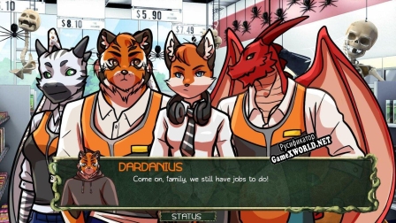 Русификатор для Furries  Scalies Super Scary Halloween Spooky Times (itch)