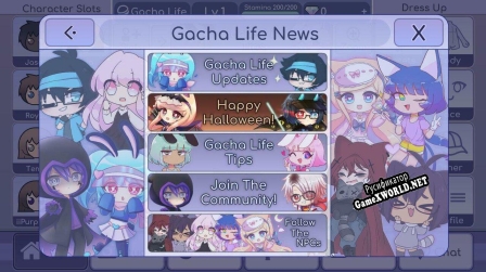 Русификатор для Gacha Life OLD version 1.0.1 (Teja Gacha)