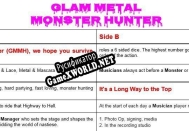 Русификатор для Glam Metal Monster Hunter Beta Rules