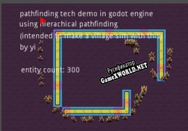 Русификатор для Godot hierachical pathfinding tech demo