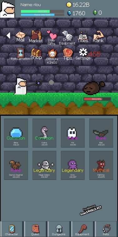 Русификатор для Idle Mage